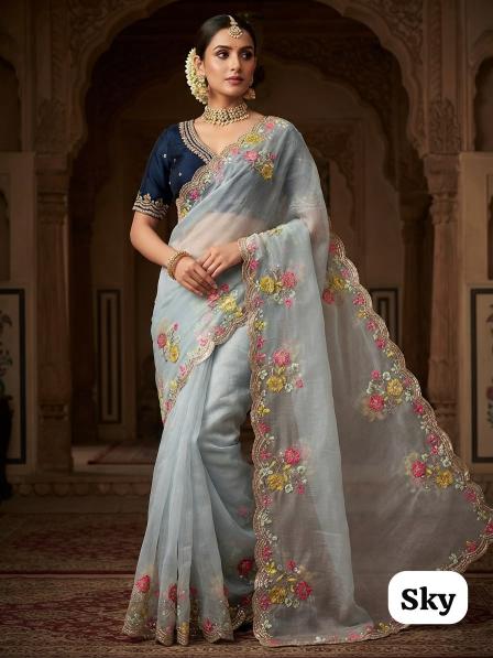 Vinayak soft chiffon saree india wholesale clothing